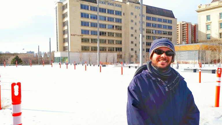 Primeiro passeio e primeiro contato com o clima de Edmonton