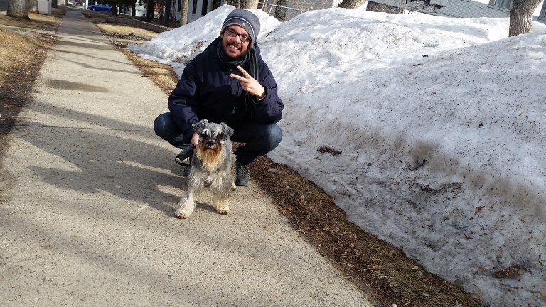 Apesar de não nevar a mais de uma semana, nada do gelo derreter!